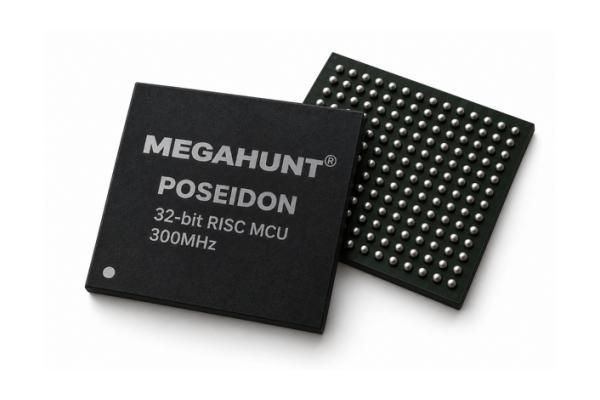 Megahunt POSEIDON – 300MHz 32-bit RISC Secure MCU